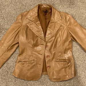 Vintage Danier Leather Blazer